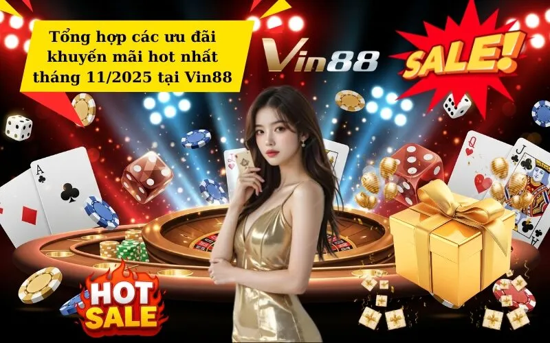 Tổng hợp các ưu đãi khuyến mãi hot nhất tháng 11-2025 tại Vin88